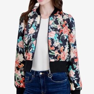 Cropped Satin Jacket